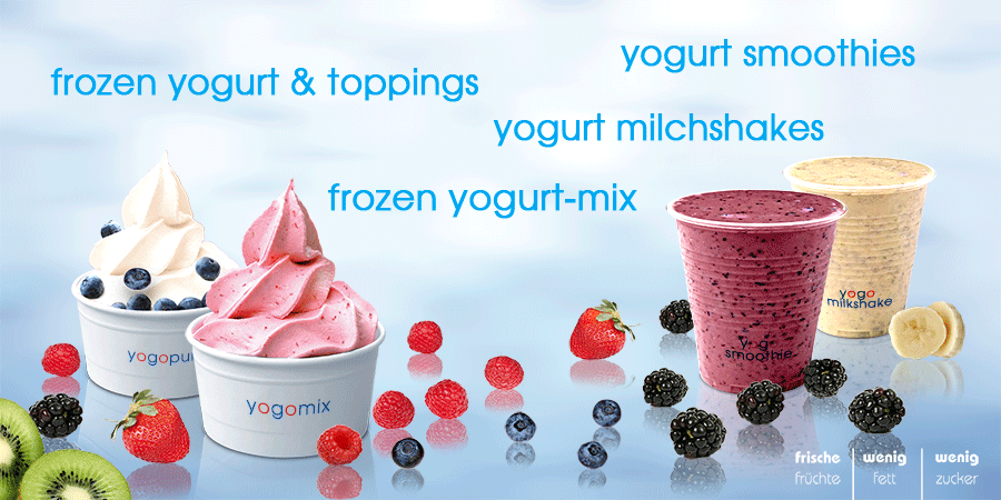 yogomix Frozen Yogurt Mix. 2x in Hamburg